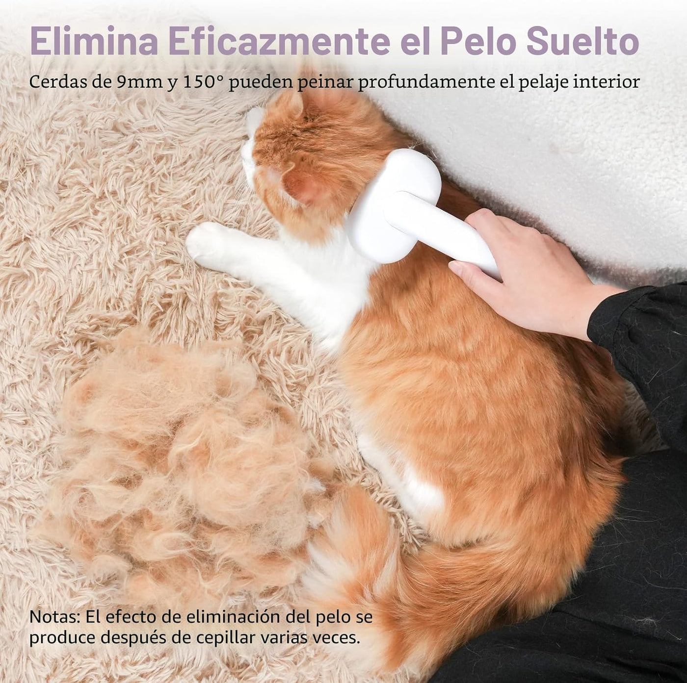 Aumuca Cepillo de Aseo para Gatos y Perros