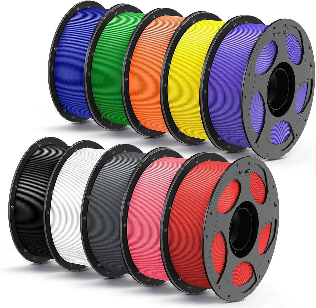ANYCUBIC PLA Plus (PLA+), filamento para impresora 3D de 1,75 mm pa...