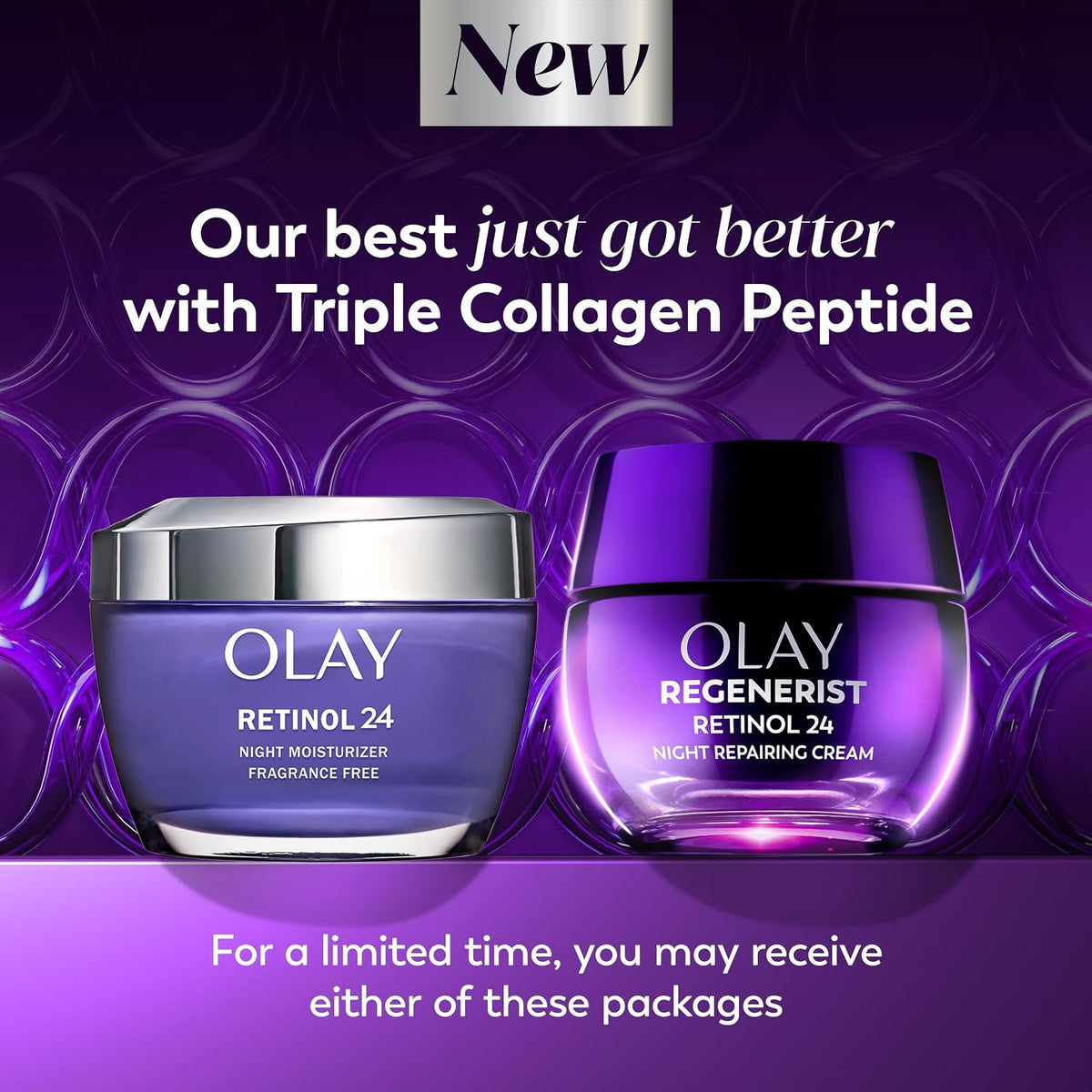 Olay Crema de noche de retinol para mujeres, hidratante facial anti...