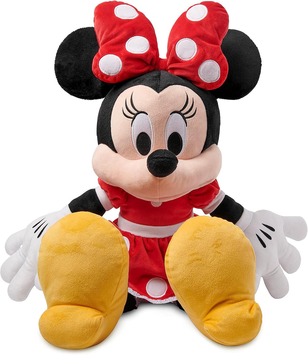 Disney Store Peluche oficial de Minnie Mouse - Vestido rojo - Grand...