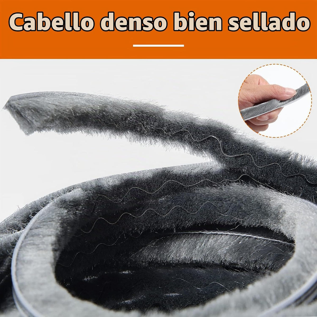 hokmly Sello de Puerta para Pelar el Clima - 5m (16ft) Cepillo para...
