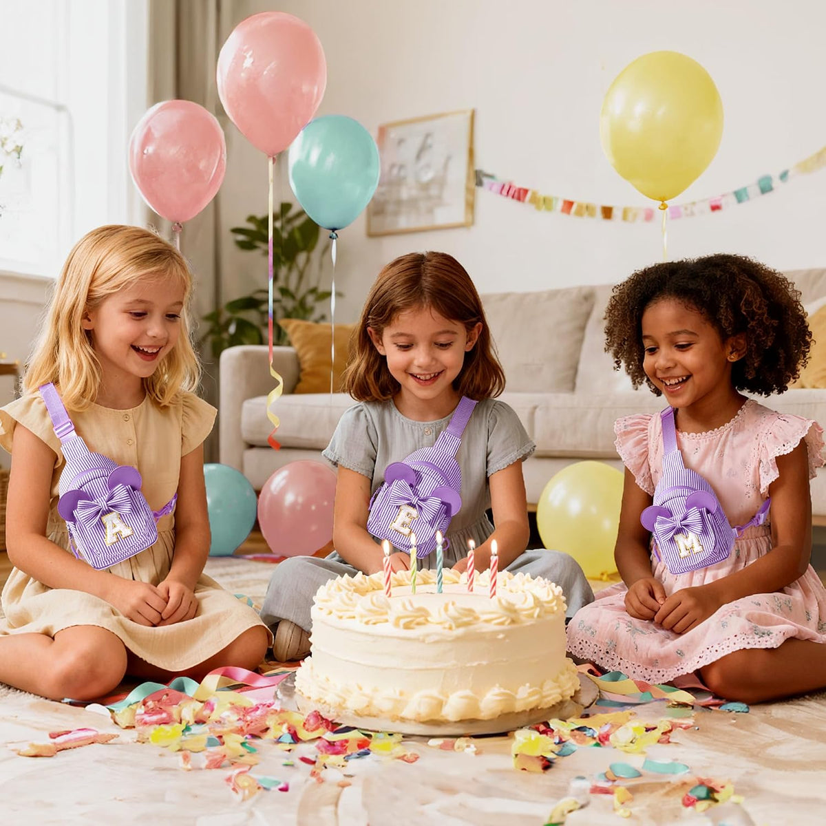 QLOVEA Regalos de cumpleaños para niñas de 2, 3, 4, 5, 6 años, bols...