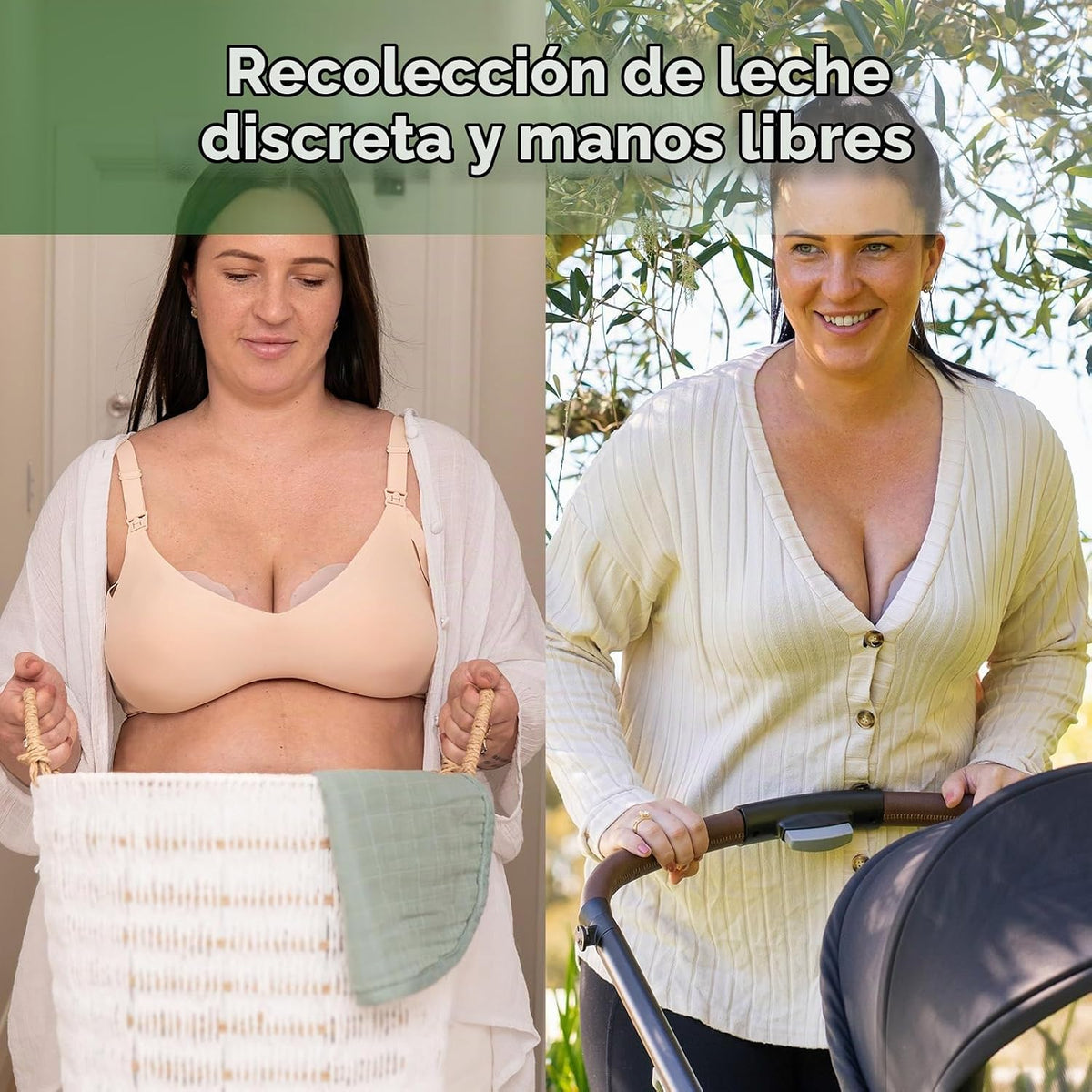 haakaa Recolector de leche materna de silicona suave en forma de pé...