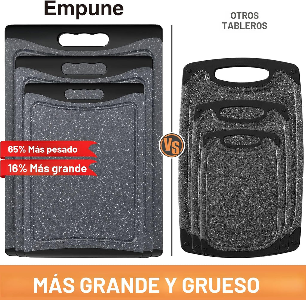 Tablas de cortar extra grandes, tablas de cortar de plástico para c...