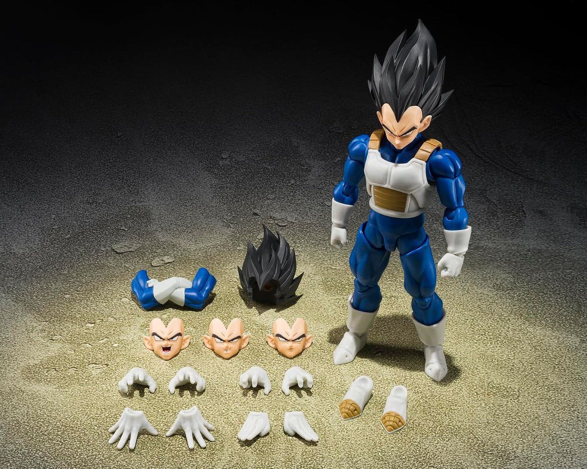 TAMASHII NATIONS - Figura de acción de Dragon Ball Z - Vegeta S.H.F...