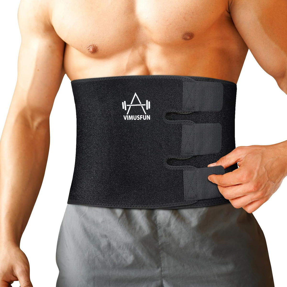 VIMUSFUN Cinturón recortador de cintura para hombres, banda para el...