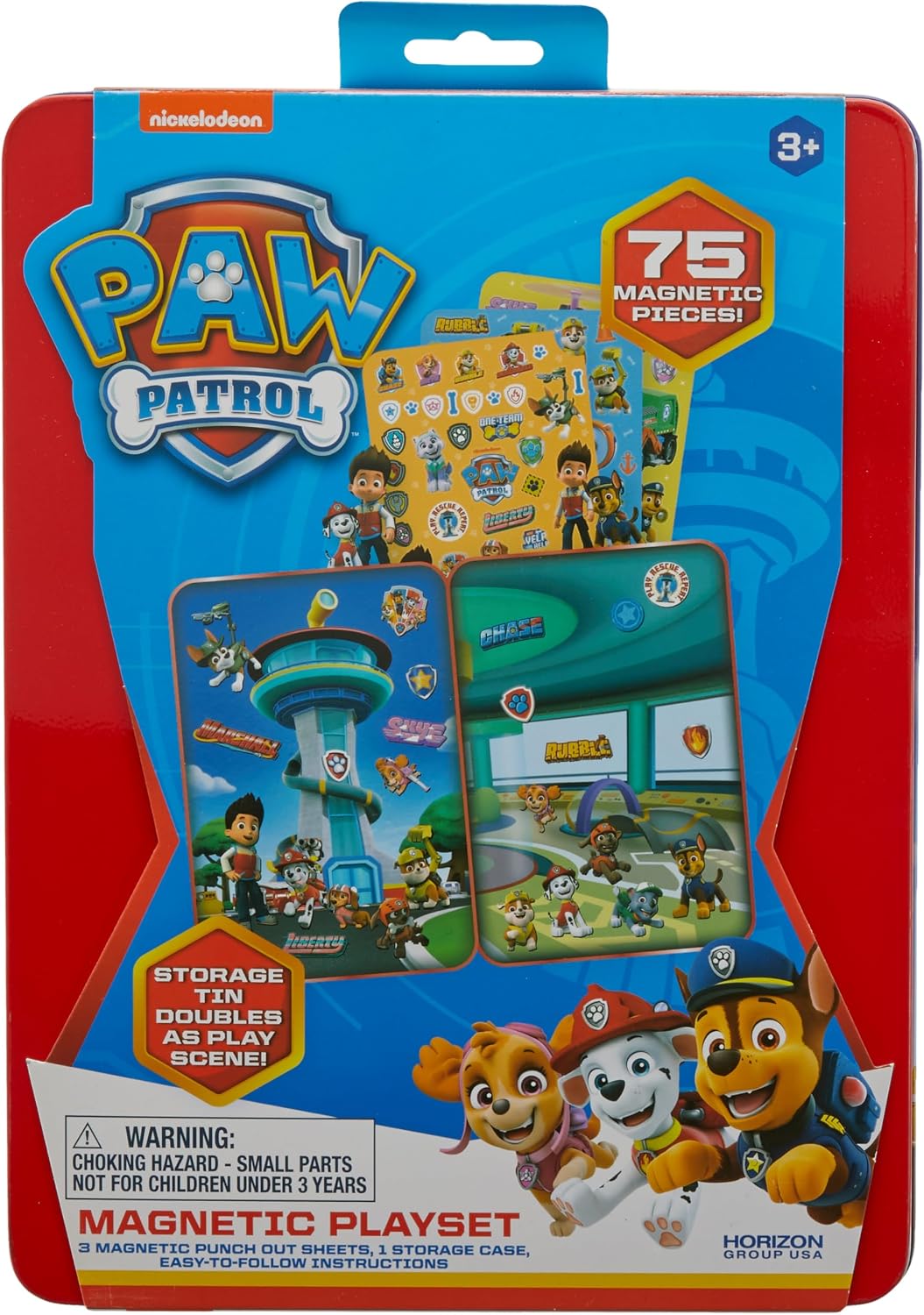 Set de Juego Magnético de Patrulla Canina, 75 Imanes de Vestir Mix...