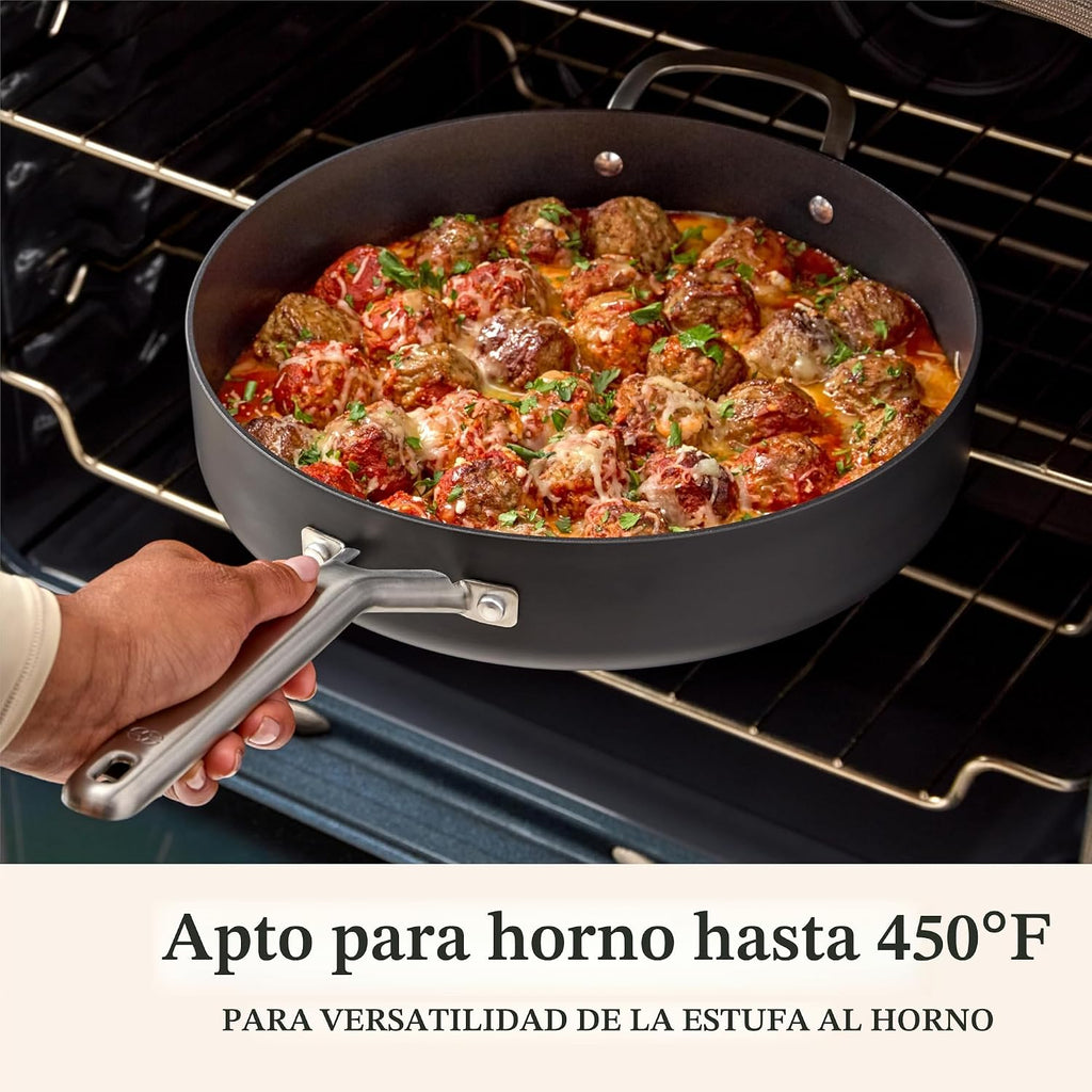 Calphalon® - Sartén para saltear de 5 cuartos de galón, antiadheren...