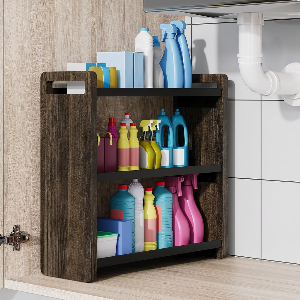 UJQSUN Organizador de encimera de baño, estante de encimera de baño...