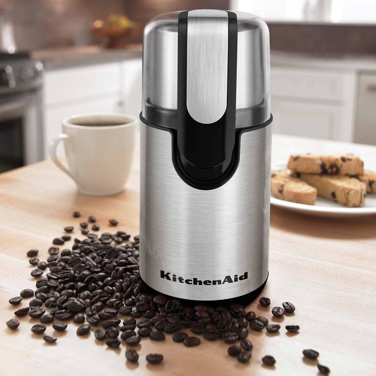 Molinillo de café con espátulas KitchenAid, Negro ónice | Muele ráp...