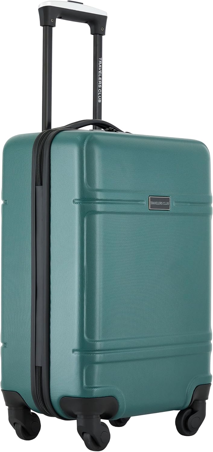 Travelers Club Maleta giratoria de mano Skyline de 22", Rain Fo...