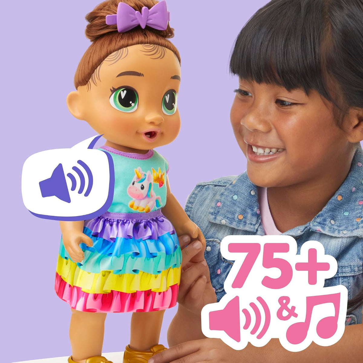 Baby Alive Baby Grows Up, Sophia Sparkle, Milestones y el primer di...