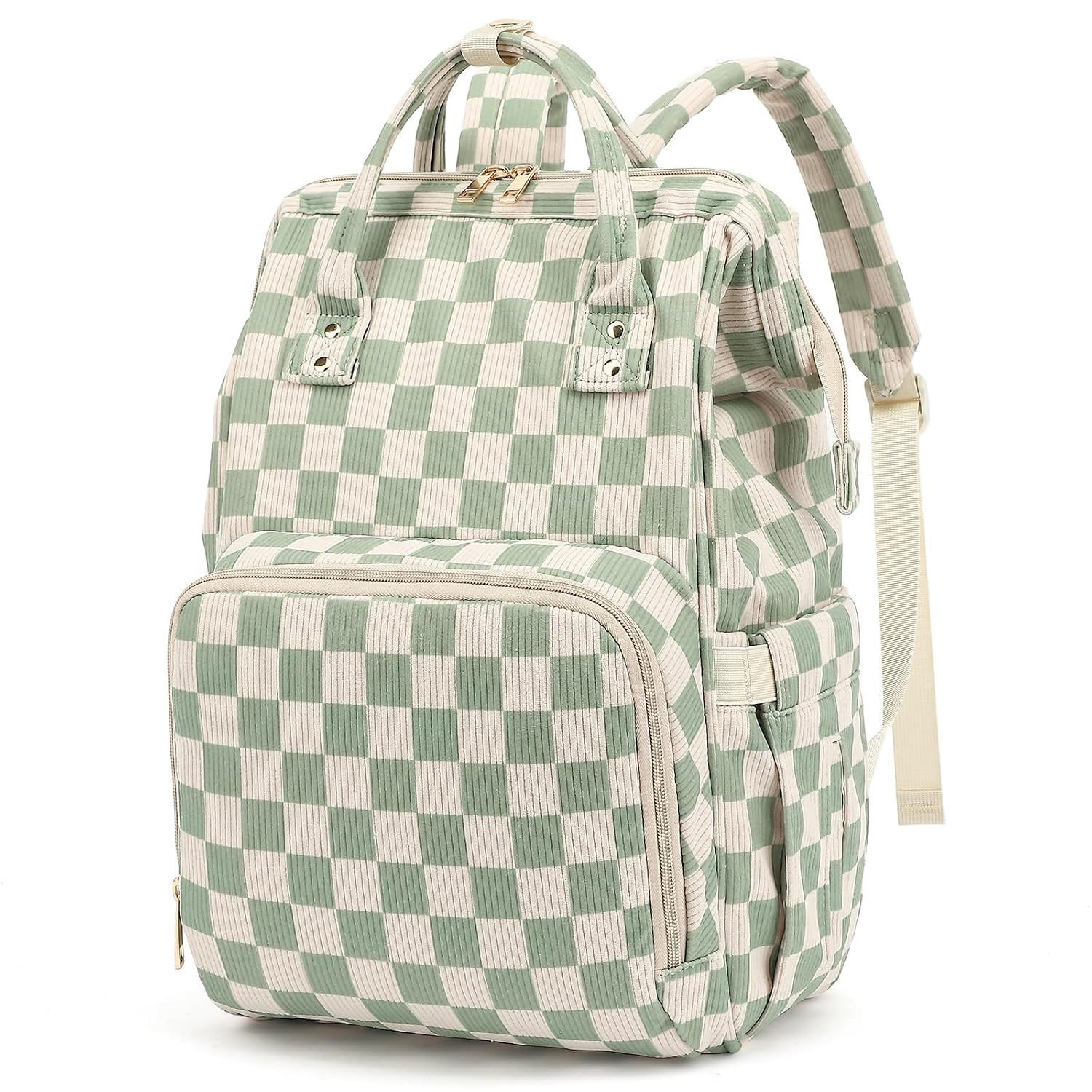Mochila para pañales de bebé Dezcrab para mamá, bolsa de pañales de...