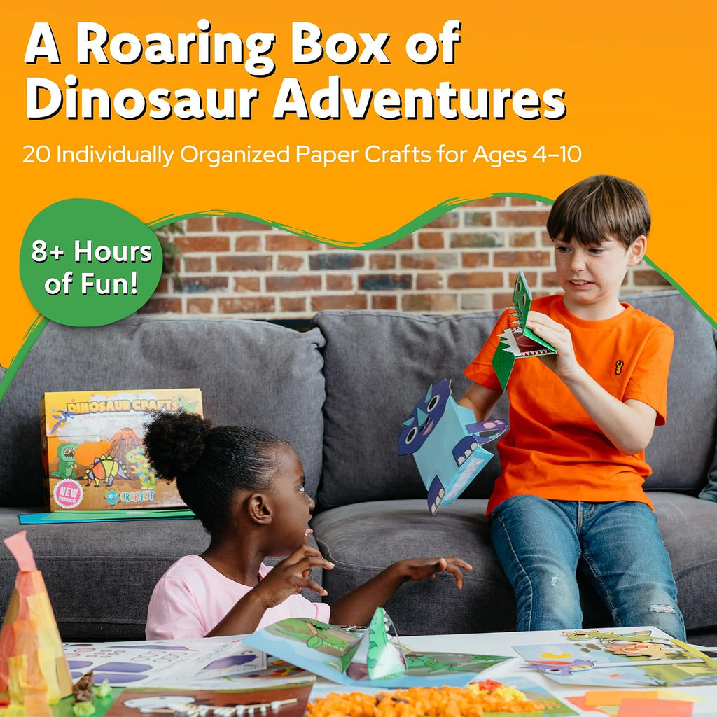 Craftikit® 20 manualidades de dinosaurios galardonadas para niños -...