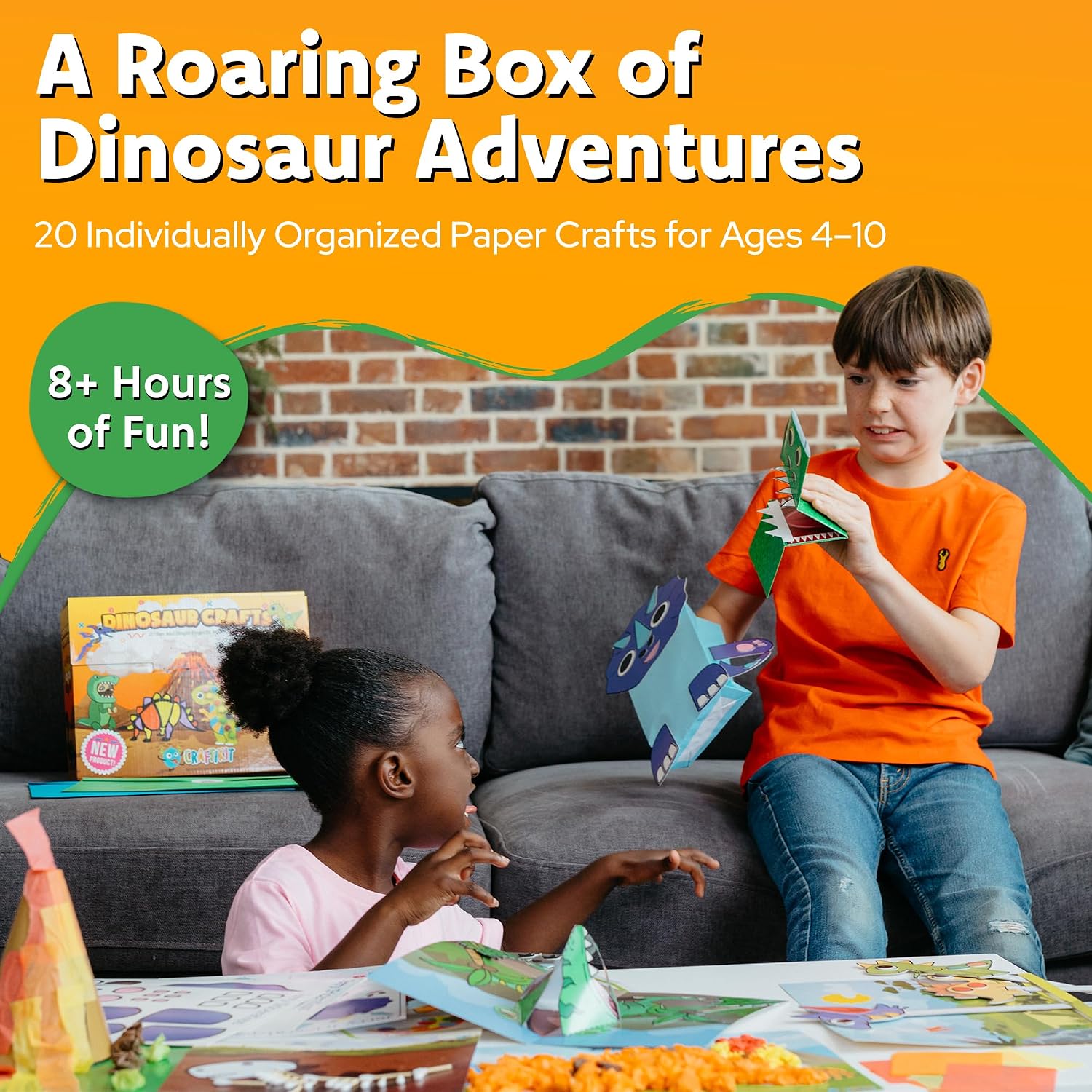 Craftikit® 20 manualidades de dinosaurios galardonadas para niños -...