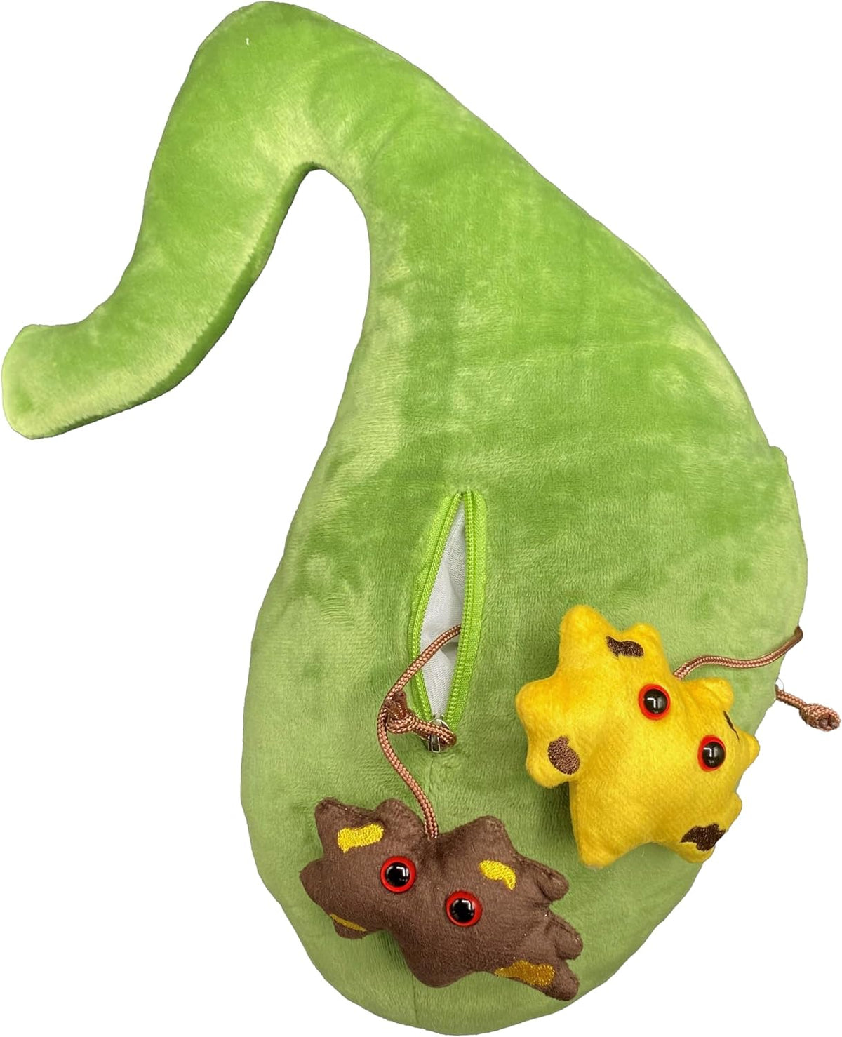 GIANT MICROBES Peluche de vesícula biliar de lujo de 14 pulgadas, i...
