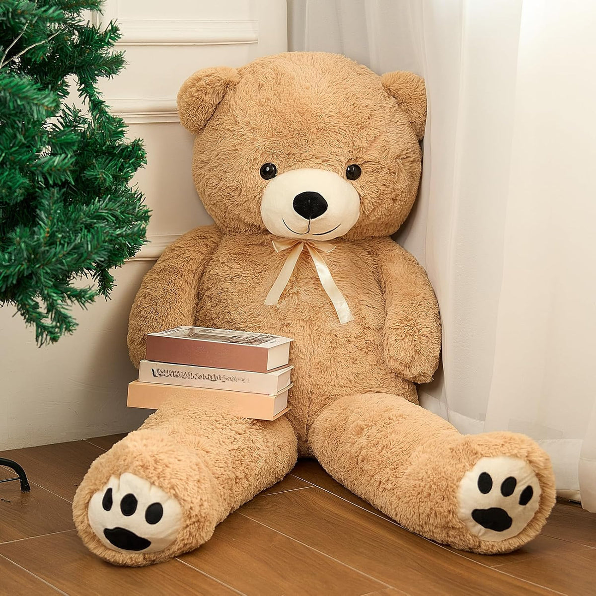 Meooeck Oso Gigante de 5 Pies Gran Oso de Peluche Gigante Grande 59...