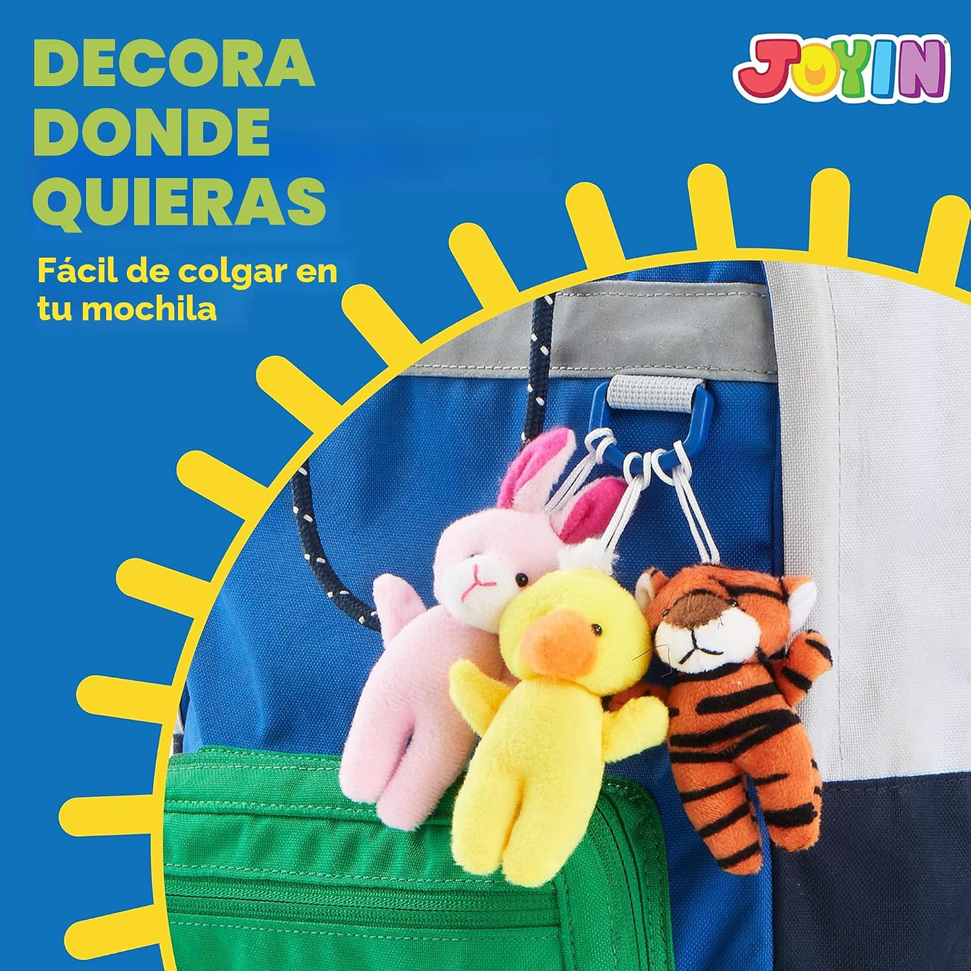 JOYIN 24 juguetes de peluche de animales pequeños (24 unidades de 3...