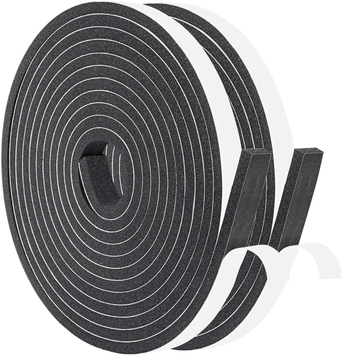 Yotache Tiras de espuma con adhesivo de 1\/2" x 1\/4", cint...