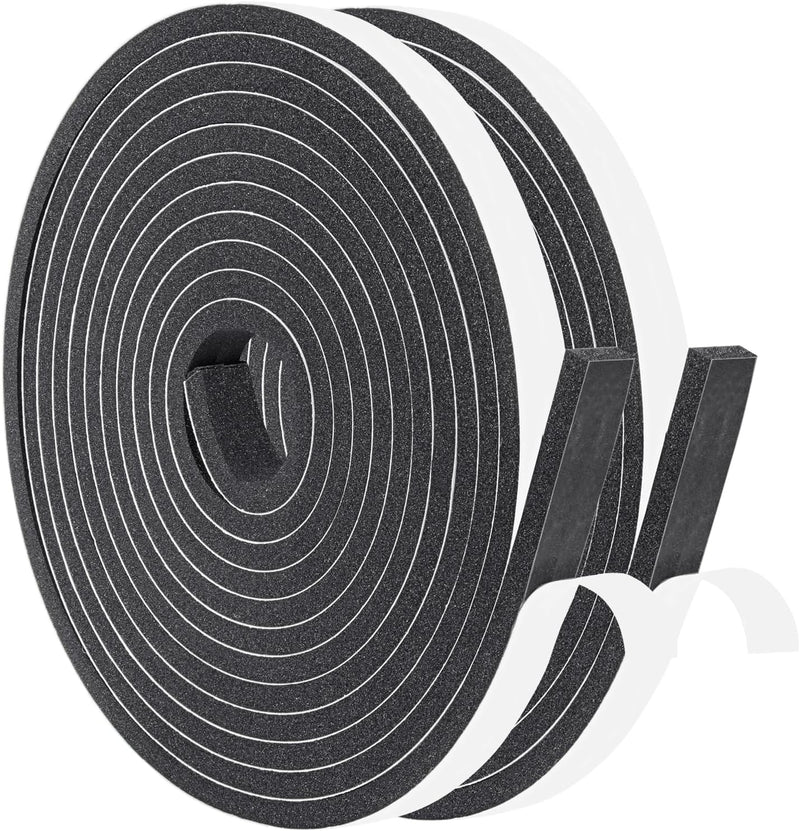 Yotache Tiras de espuma con adhesivo de 1\/2" x 1\/4", cint...