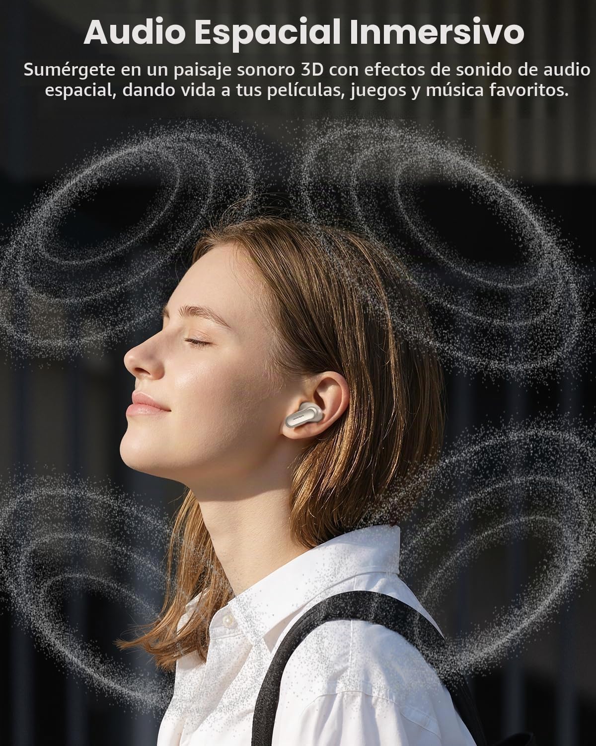 TOZO Auriculares inalámbricos con cancelación activa de ruido NC20...