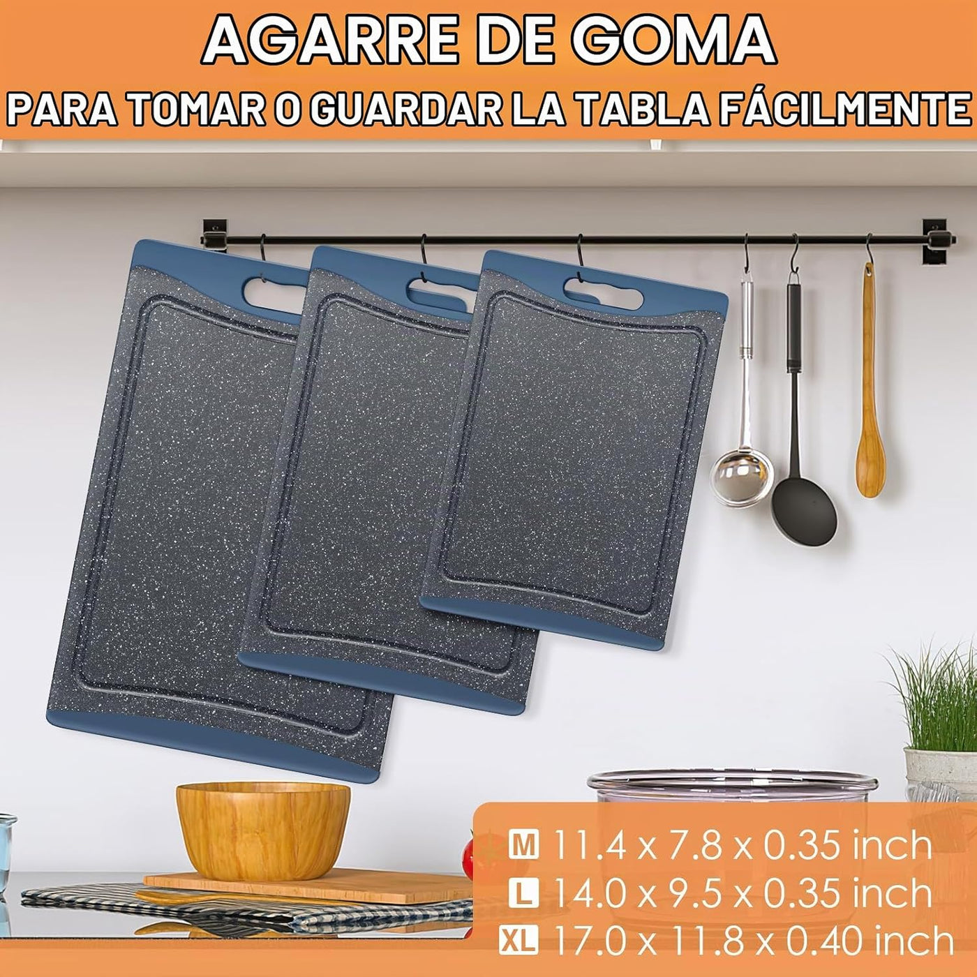 Tablas de cortar extra grandes, tablas de cortar de plástico para c...