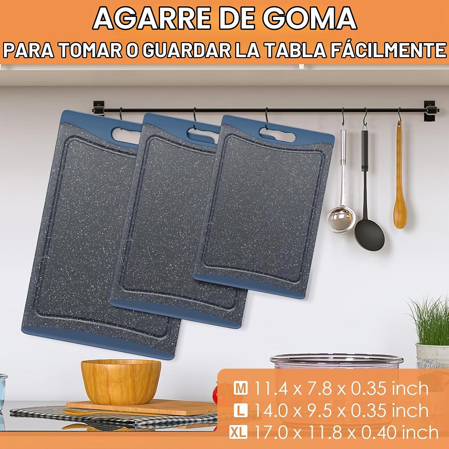 Tablas de cortar extra grandes, tablas de cortar de plástico para c...