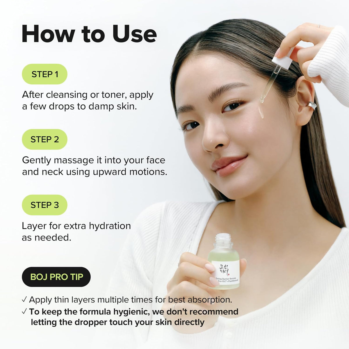 Beauty of Joseon Sérum de barrera calmante Green Tea-HA™ + Pathenol...