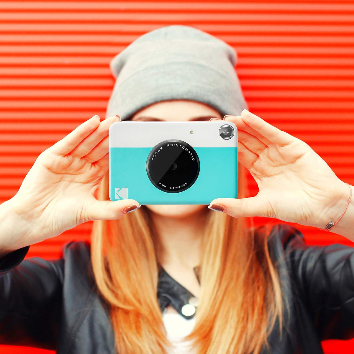 Zink Kodak PRINTOMATIC Cámara digital de impresión instantánea (azu...