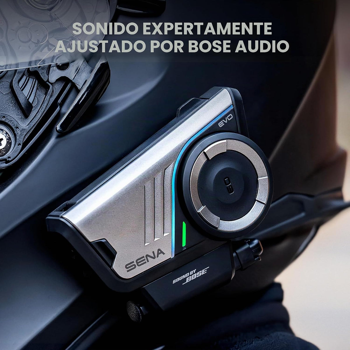 Sena 60S EVO - Auriculares de comunicación Bluetooth para motocicle...