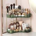 BEFSOP Organizador esquinero de baño, organizador de maquillaje mej...