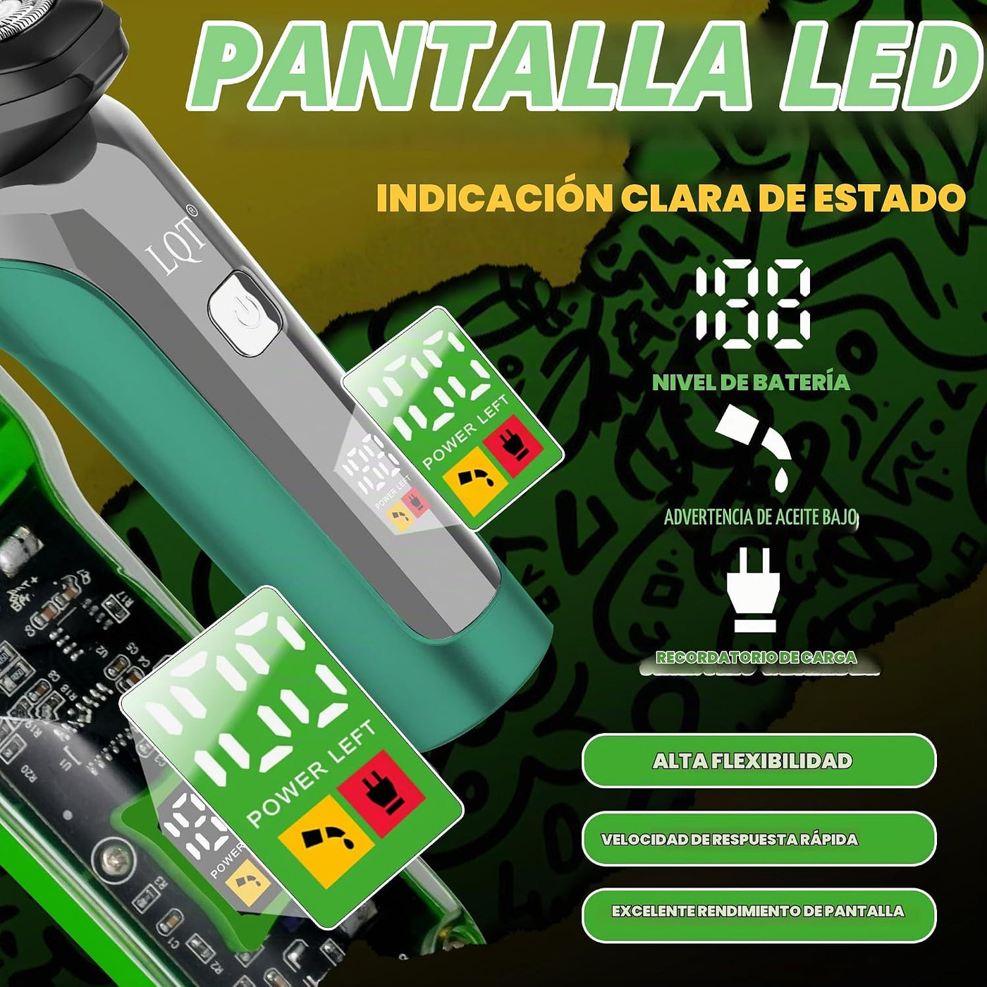 LQT - Cortadora de pelo profesional para hombres, cortadora de pelu...
