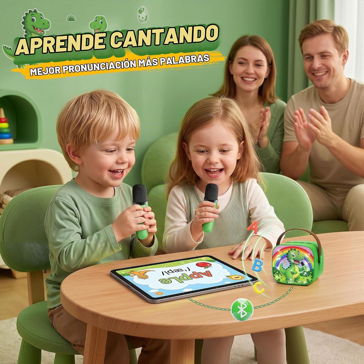 YLL Máquina de karaoke para niños, los mejores regalos de cumpleaño...