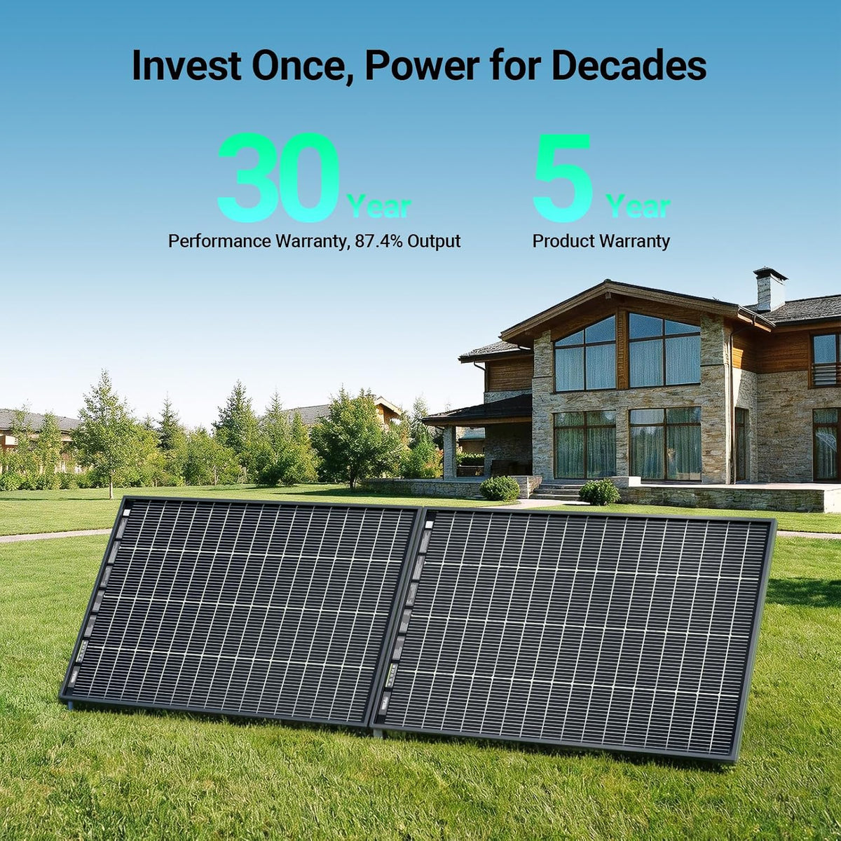HQST Panel solar de 200 W, tipo N, bifacial, 16BB, hasta 25.4% de |...