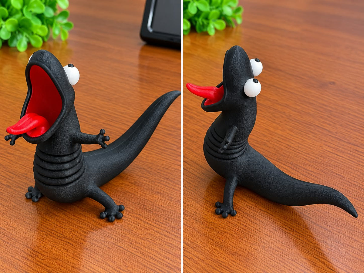 Lagarto Decorativo para Moto Impreso en 3D – Personalización de Motocicletas