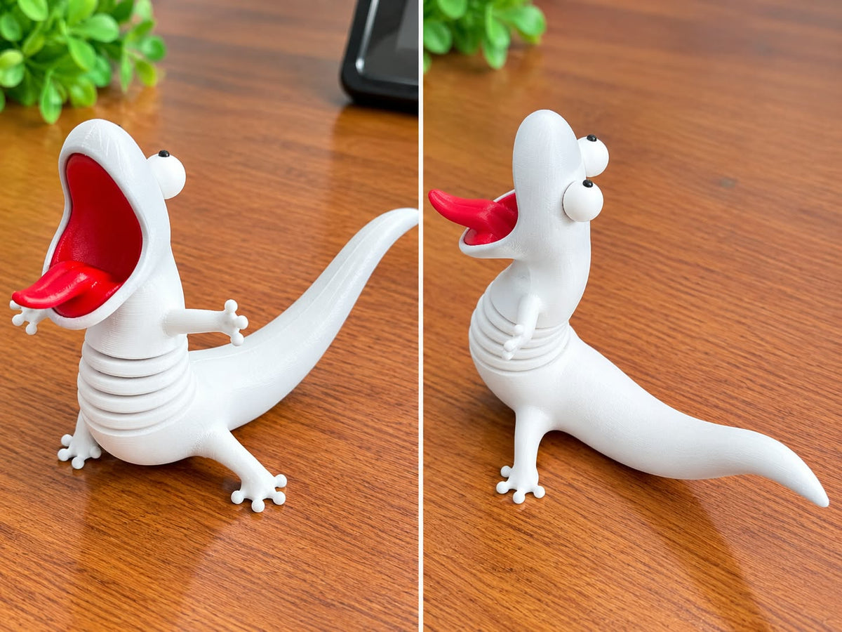 Lagarto Decorativo para Moto Impreso en 3D – Personalización de Motocicletas