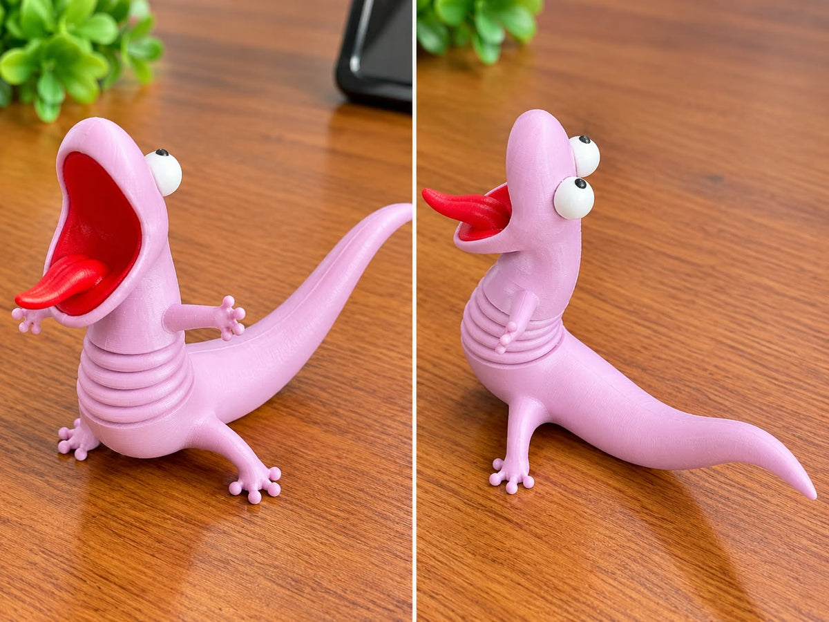 Lagarto Decorativo para Moto Impreso en 3D – Personalización de Motocicletas