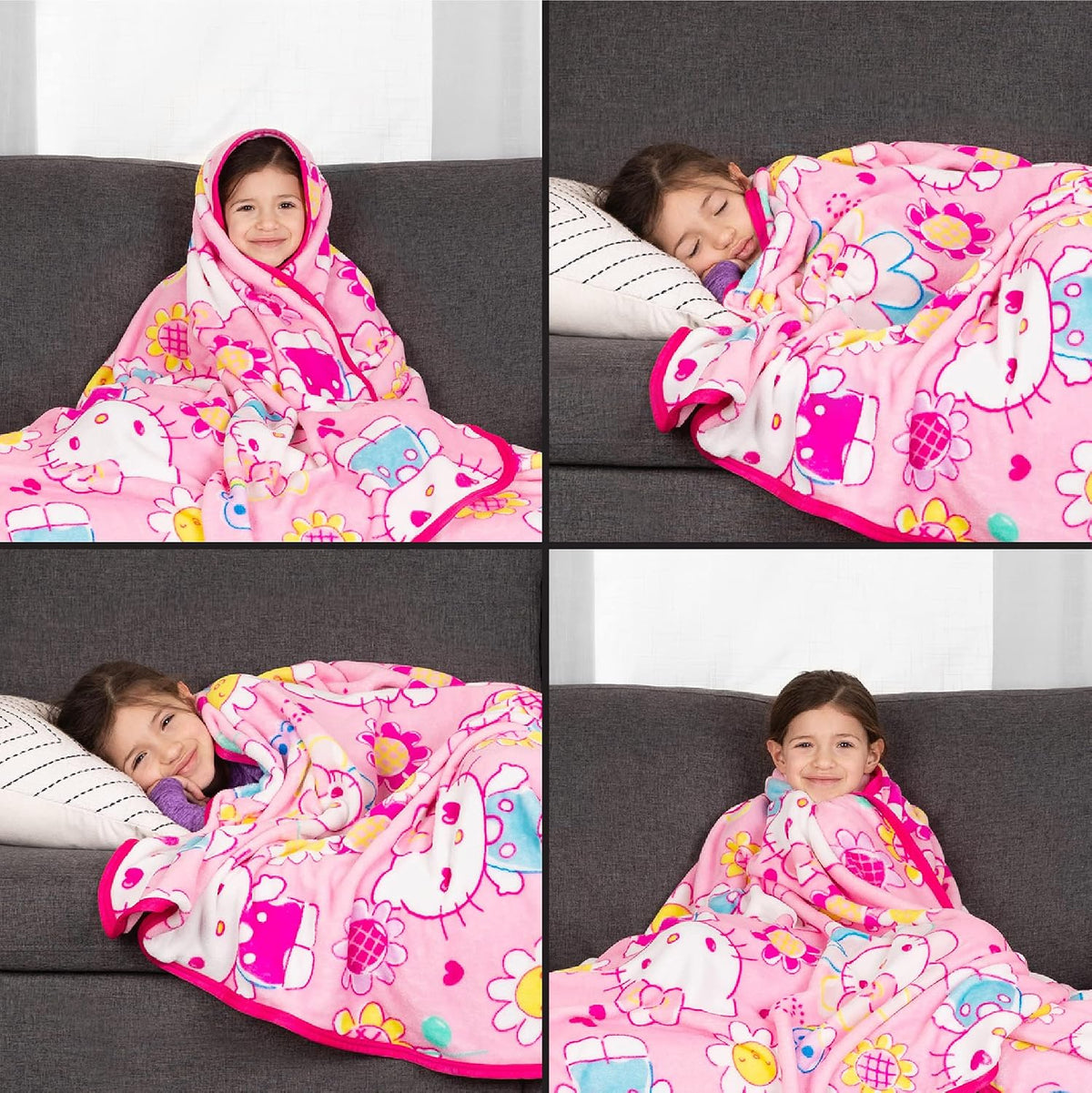 Franco - Ropa de cama infantil, manta de felpa supersuave para niño...