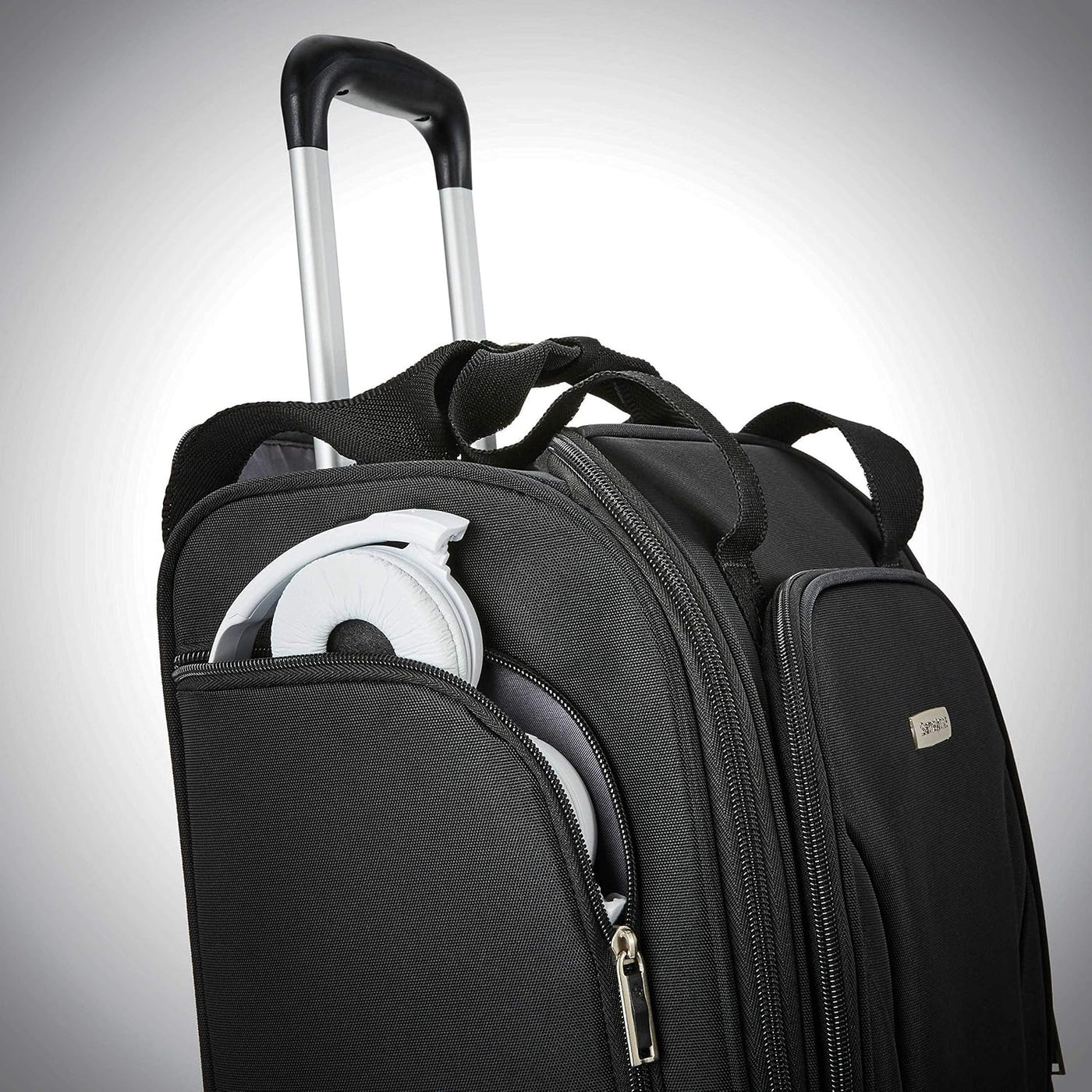 Samsonite Equipaje de mano debajo del asiento con puerto USB, Negro...