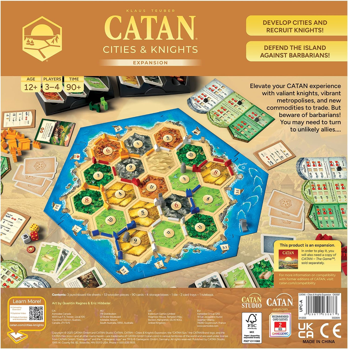 Catan: Ciudades y Caballeros