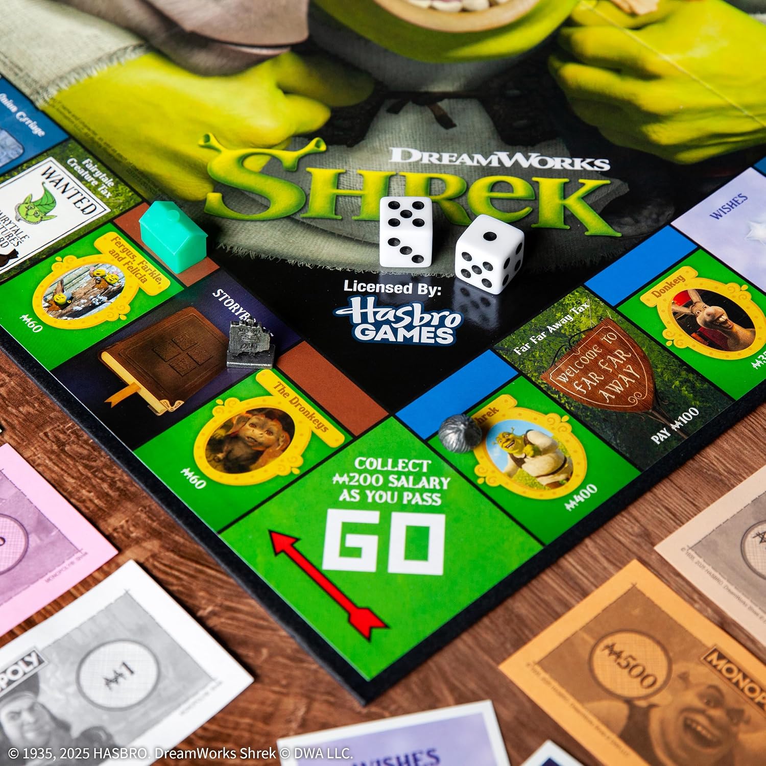 MONOPOLY: Juego de mesa Shrek Edition, compra, venta e intercambio,...