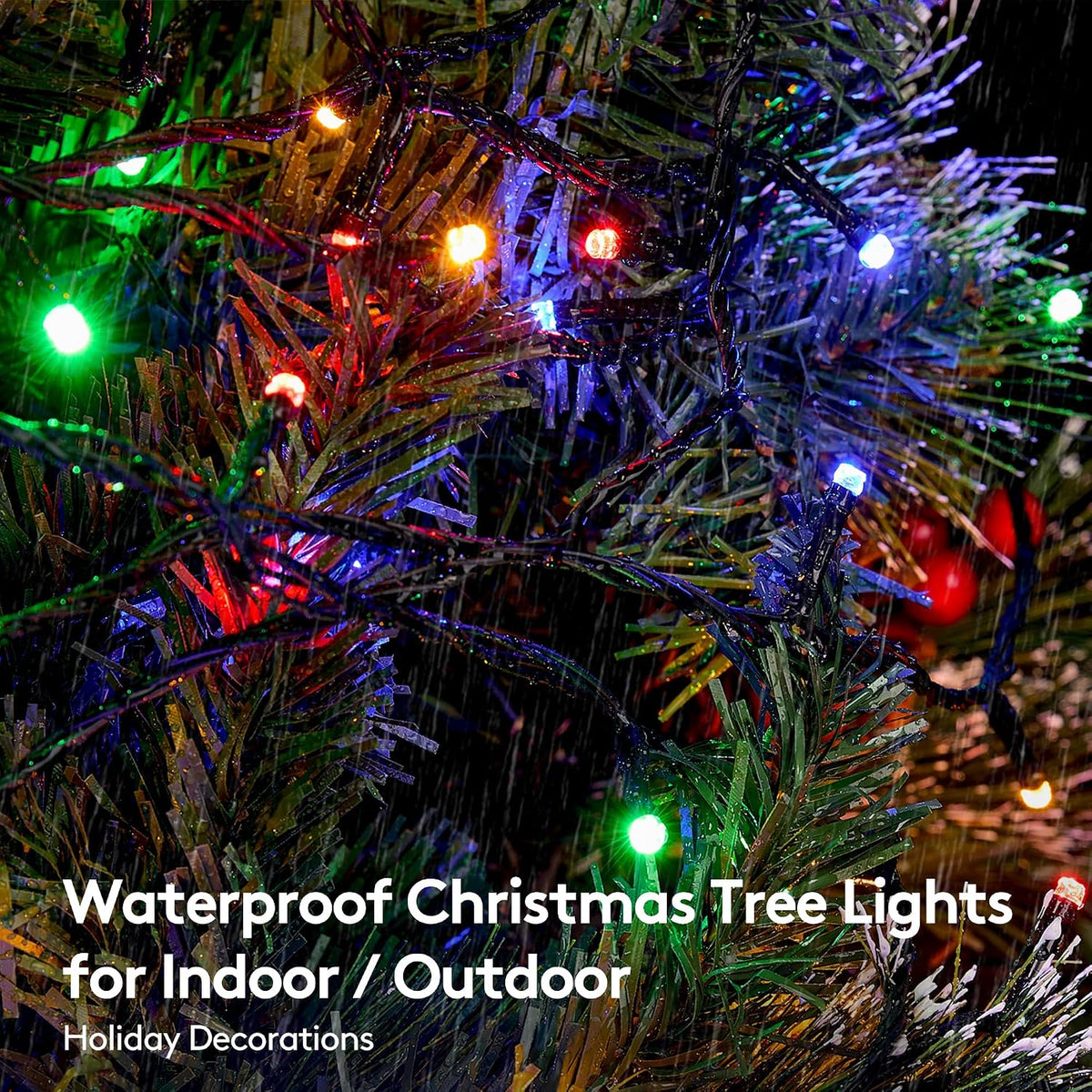 BlcTec Luces de Navidad, 800 luces LED para árbol de Navidad de 272...