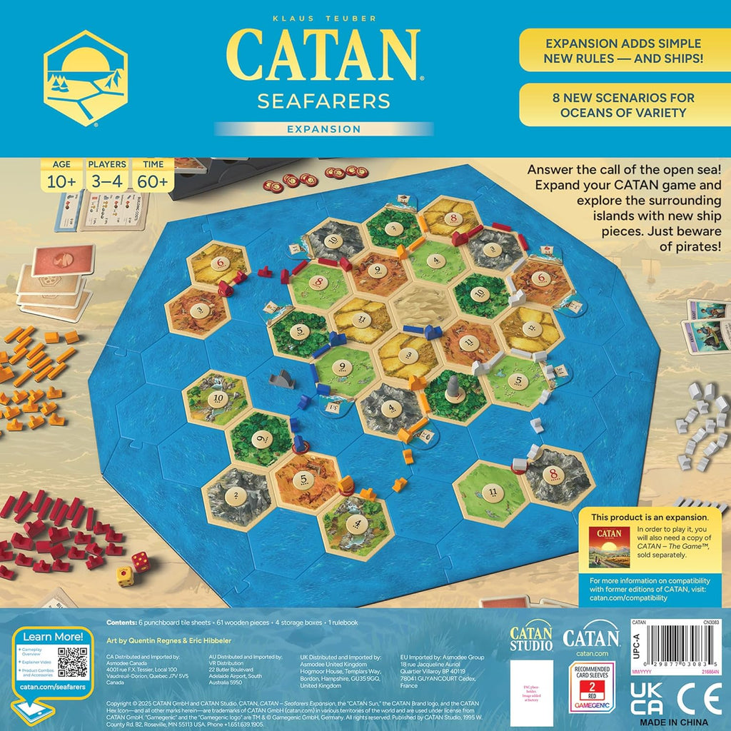 CATAN Seafarers Juego de mesa Expansión (6ª Edición) Juego de estra...