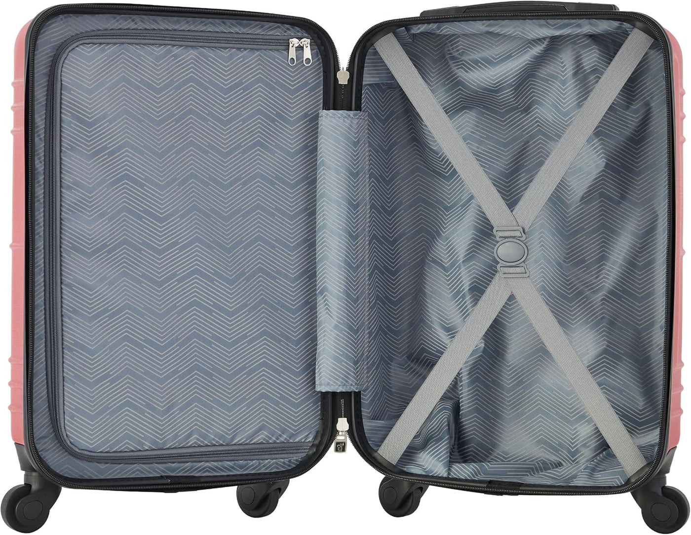 Travelers Club Equipaje de mano Richmond Spinner de 22", Rojo,...