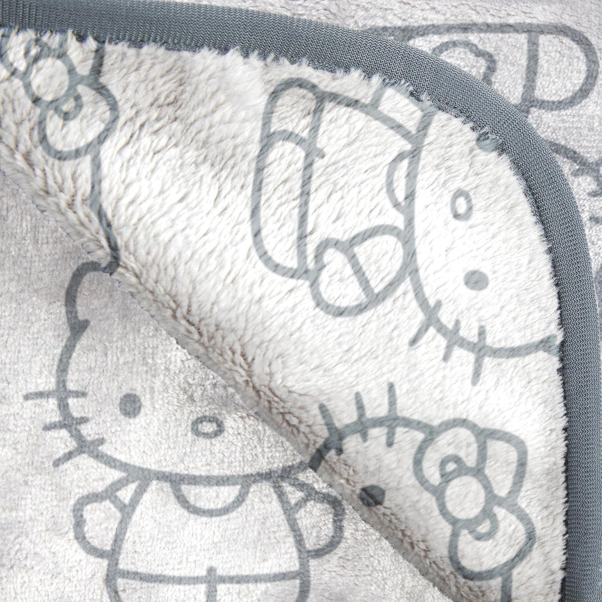 Manta de felpa de gatitos blancos de Hello Kitty, mide 60 x 90 pulg...