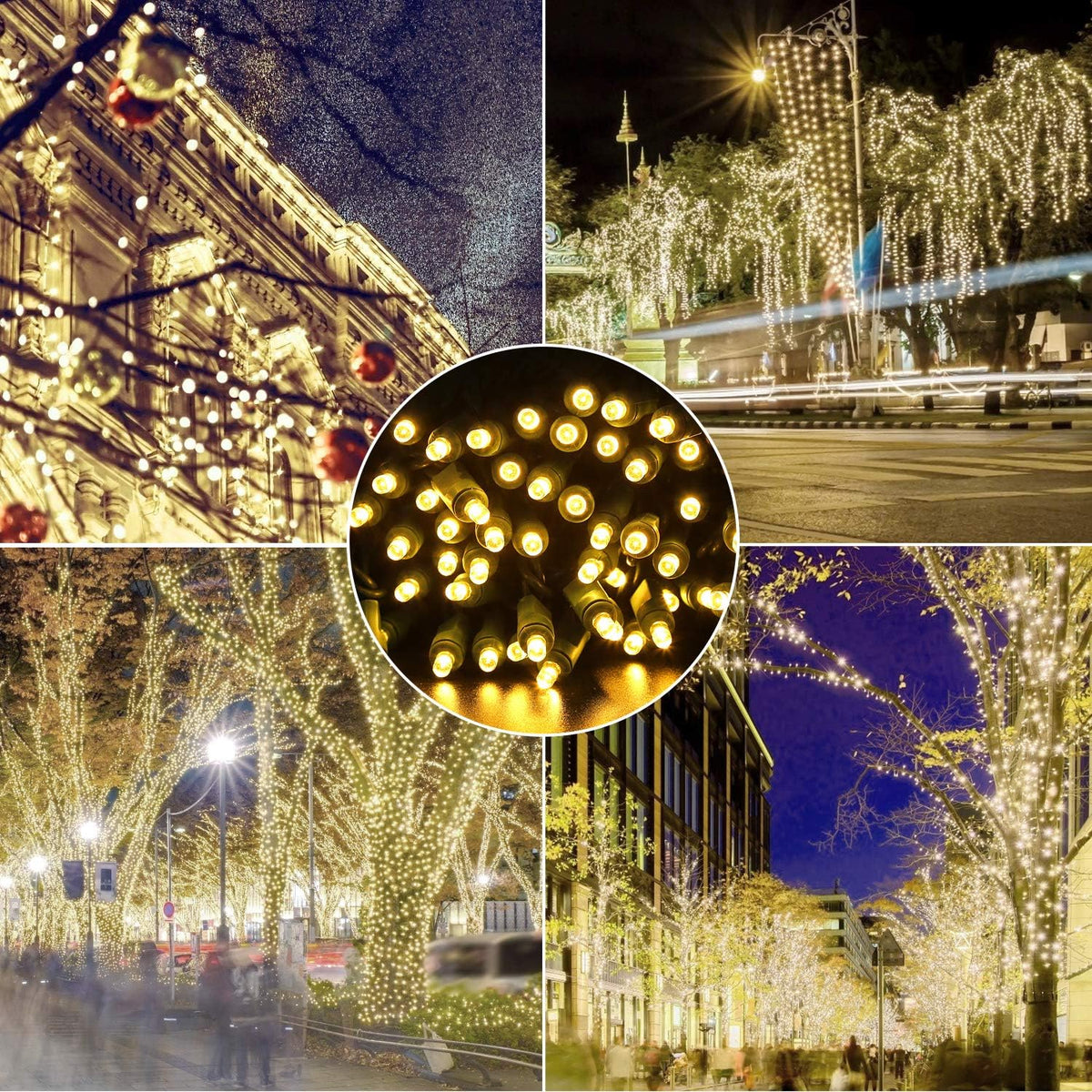 AIDDOMM 100 Luces LED de Navidad Blanco Cálido \u2013 50 pies Luces...