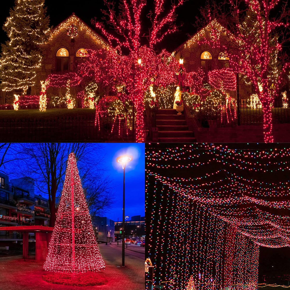 HOME LIGHTING Mini luces decorativas de San Valentín, 200 luces LED...