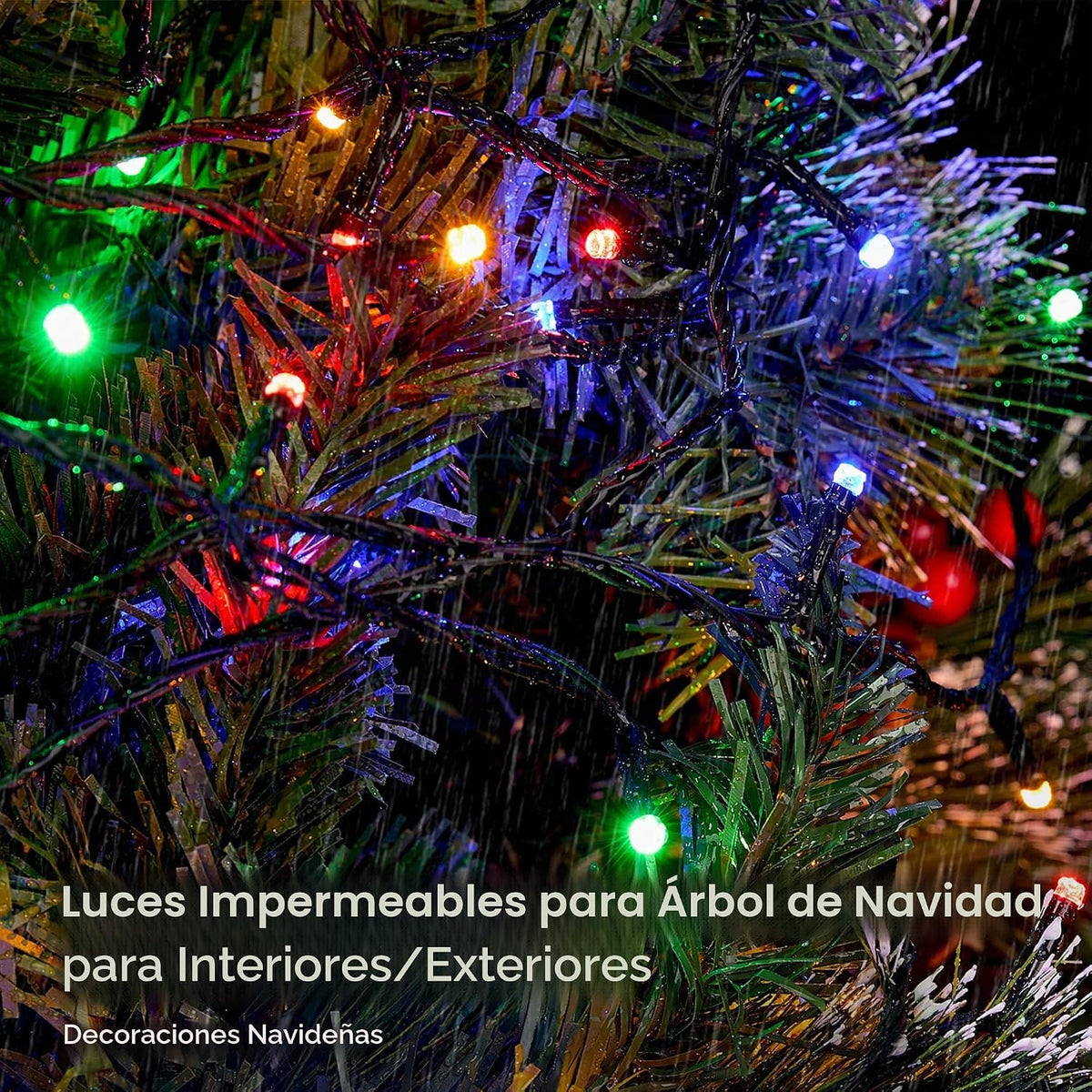 BlcTec - Luces de Navidad súper largas de 500 LED, 53 m, UL Certifi...