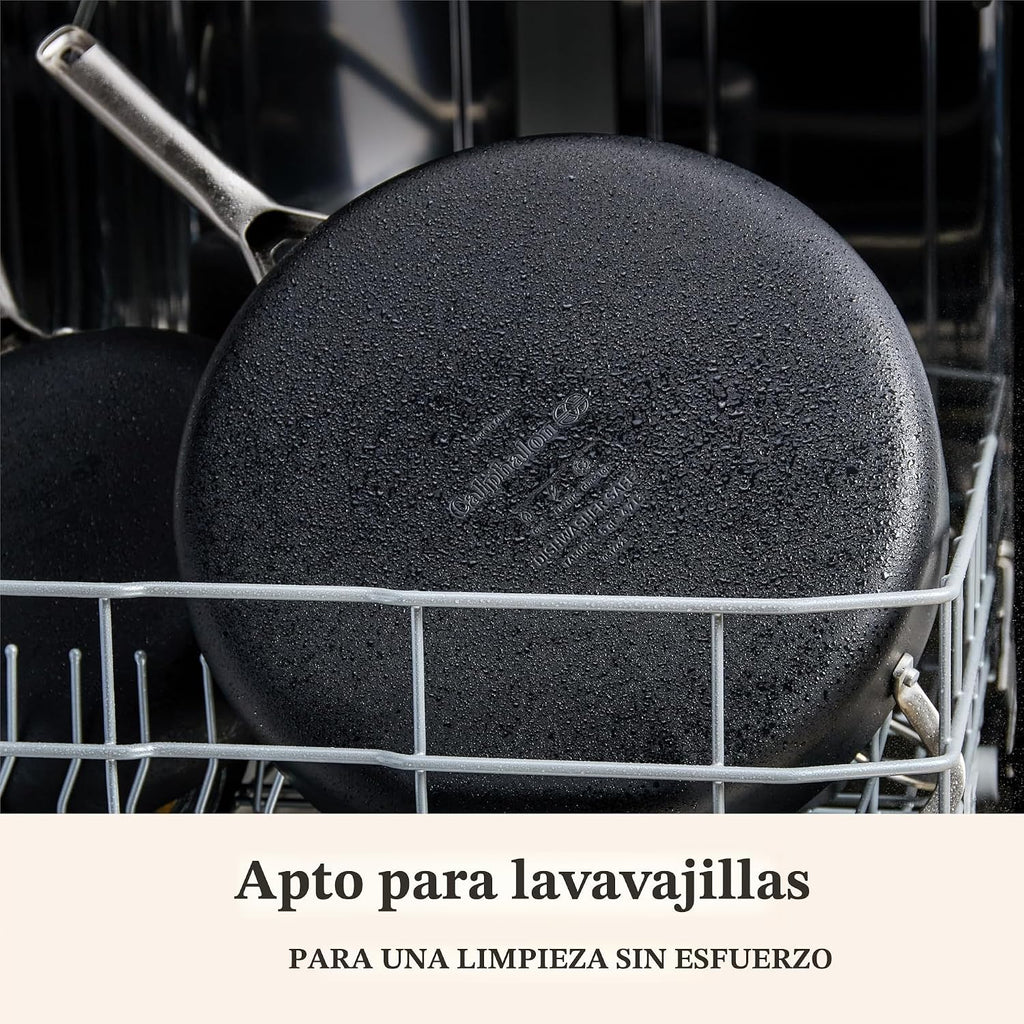 Calphalon® - Sartén para saltear de 5 cuartos de galón, antiadheren...