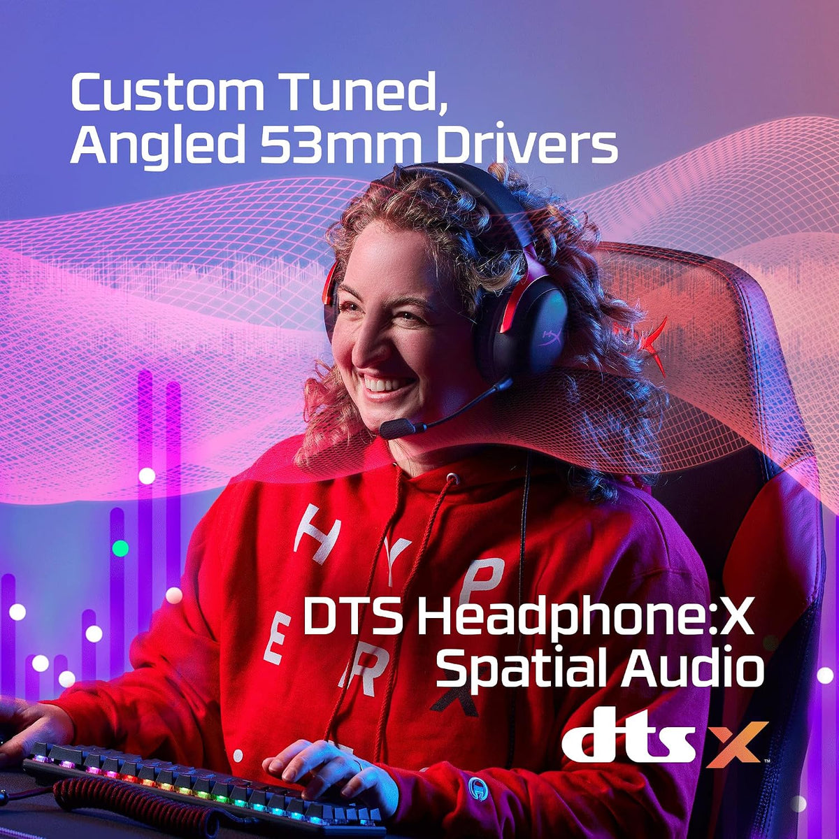 HyperX Cloud III - Auriculares para juegos con cable, PC, PS5, Xbox...